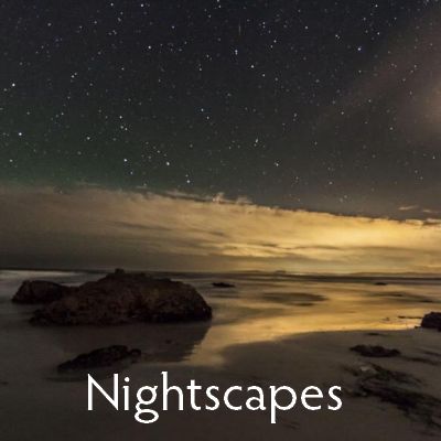 Nightscapes, dramatic coastal long exposures at night