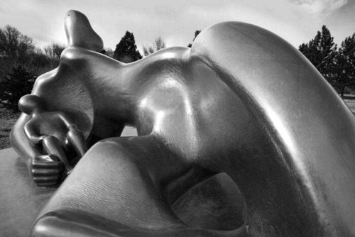 Draped Reclining Mother and Baby (1983)