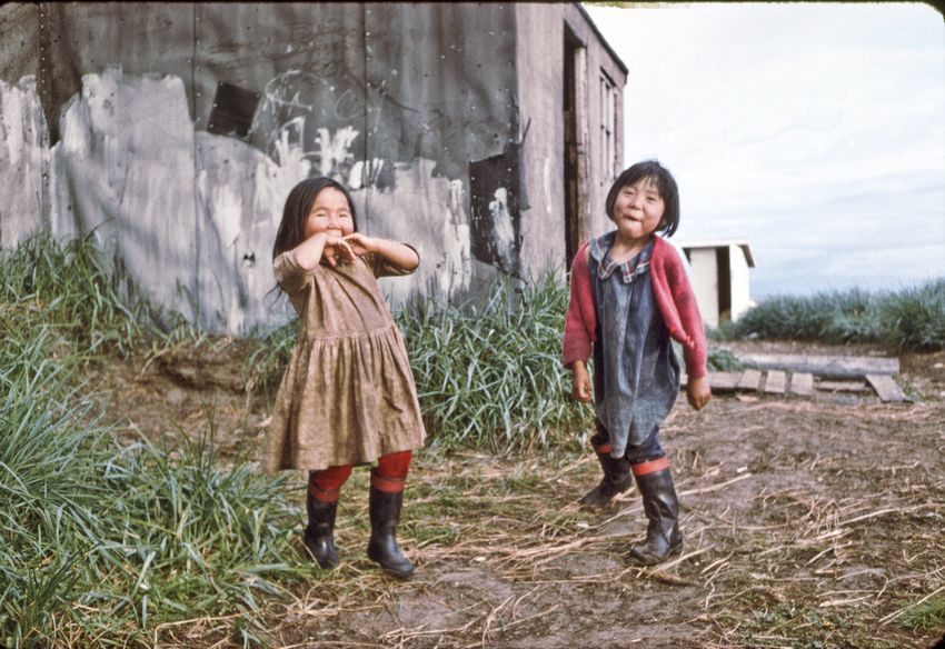 Josie (left) and Sophie Weyiouanna.